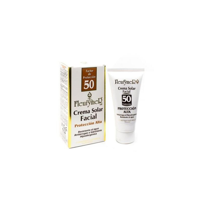 CREMA SOLAR FACIAL SPF-50 TUBO 80 ml. FLEURYMER