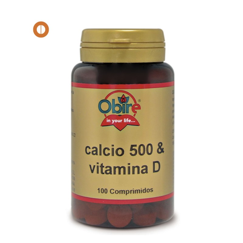 CALCIO 500 + VITAMINA D. 100 tab. OBIRE