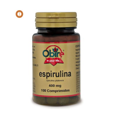 ESPIRULINA 400 mg. 100 tab. OBIRE