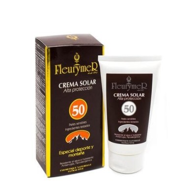 CREMA SOLAR FACIAL SPF50 MONTAÑA 80 ml. FLEURYMER