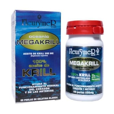 MEGAKRILL aceite de krill 100 % 60 caps. FLEURYMER MEGAKRILL aceite de krill 100 % 60 caps. FLEURYMER