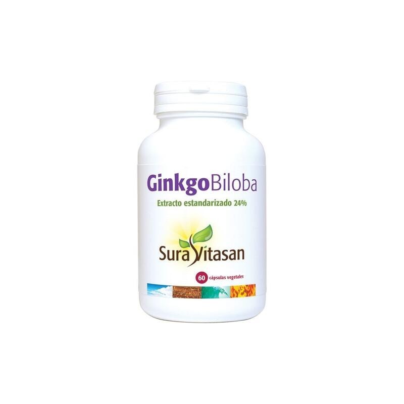 GINKGO BILOBA extracto estandarizado 24% 60 caps. SURAVITASAN