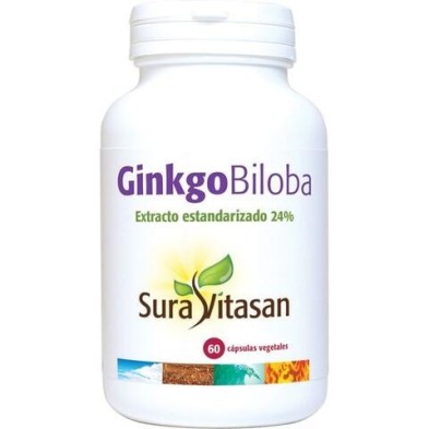 GINKGO BILOBA extracto estandarizado 24% 60 caps. SURAVITASAN