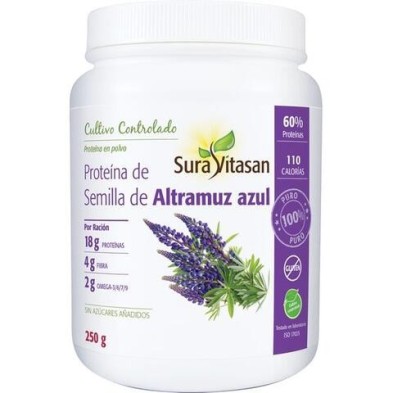 PROTEINA DE SEMILLA DE ALTRAMUZ AZUL 250 gr. SURAVITASAN