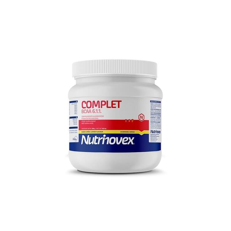 COMPLET BCAA naranja 250 gr. NUTRINOVEX