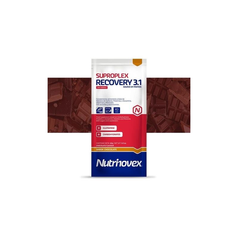 SUPROPLEX RECOVERY 3.1 chocolate Exp. 12 unid. NUTRINOVEX