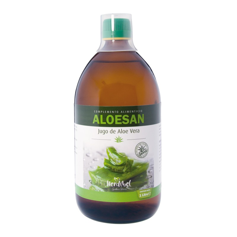 ALOESAN botella cristal 1 L. HERDIBEL