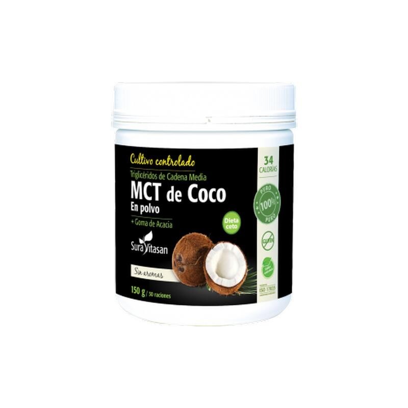 MCT DE COCO en polvo 150 gr. SURAVITASAN