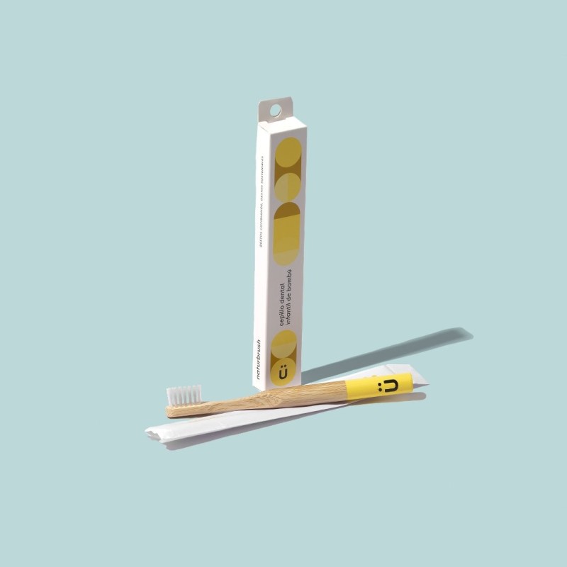 CEPILLO DENTAL KIDS AMARILLO NATURBRUSH