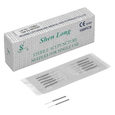 AGUJAS FACIAL SHEN LONG 0,18X7MM 100PCS