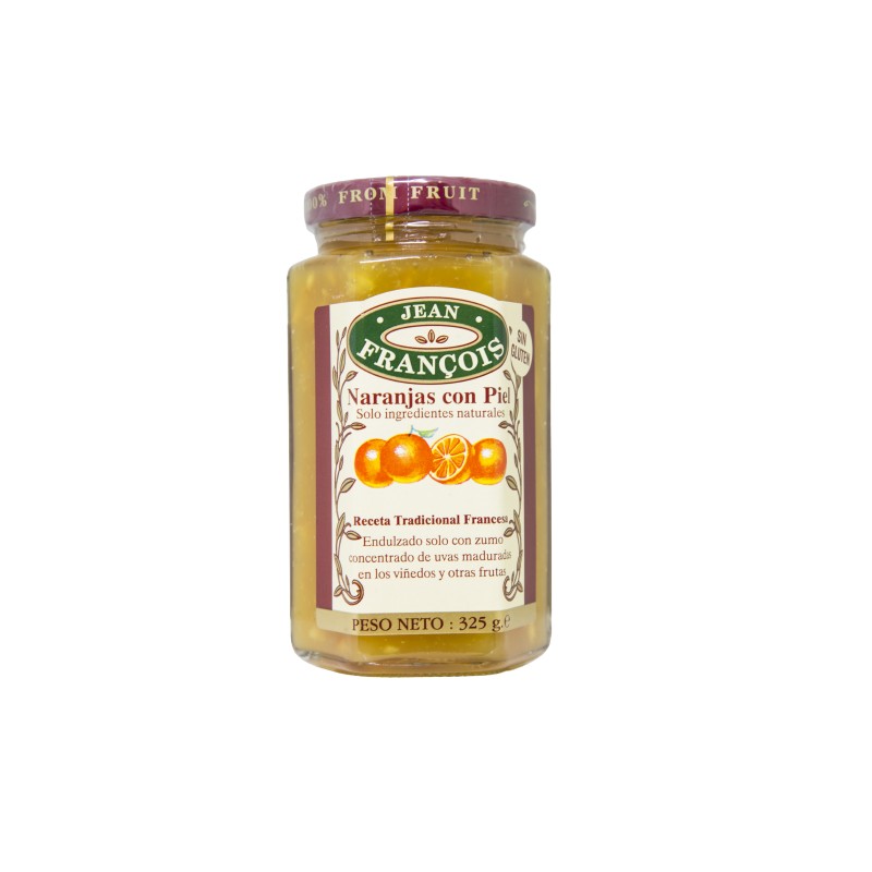 MERMELADA NARANJAS CON PIEL 325 gr. JEAN FRANCOIS