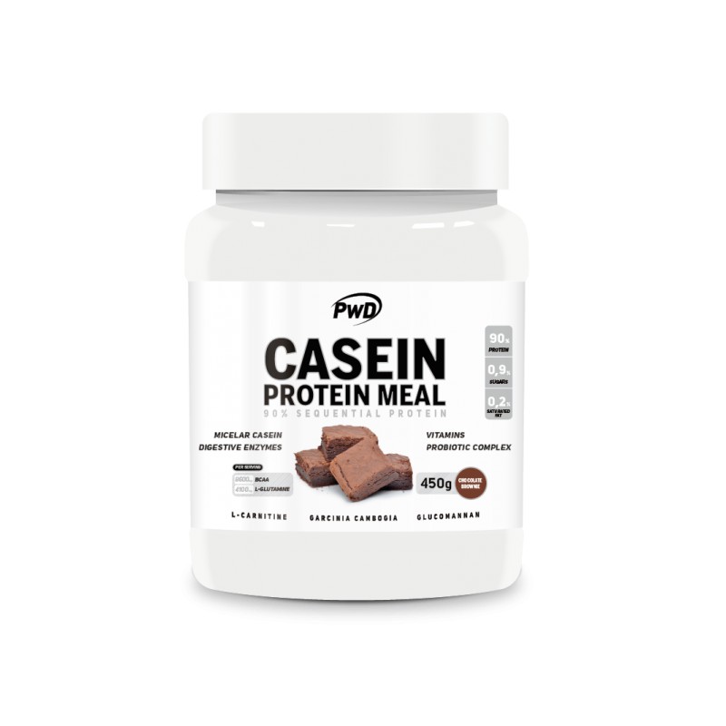 CASEIN PROTEIN MEAL 450 gr. CHOCOLATE BROWNIE PWD NUTRITION