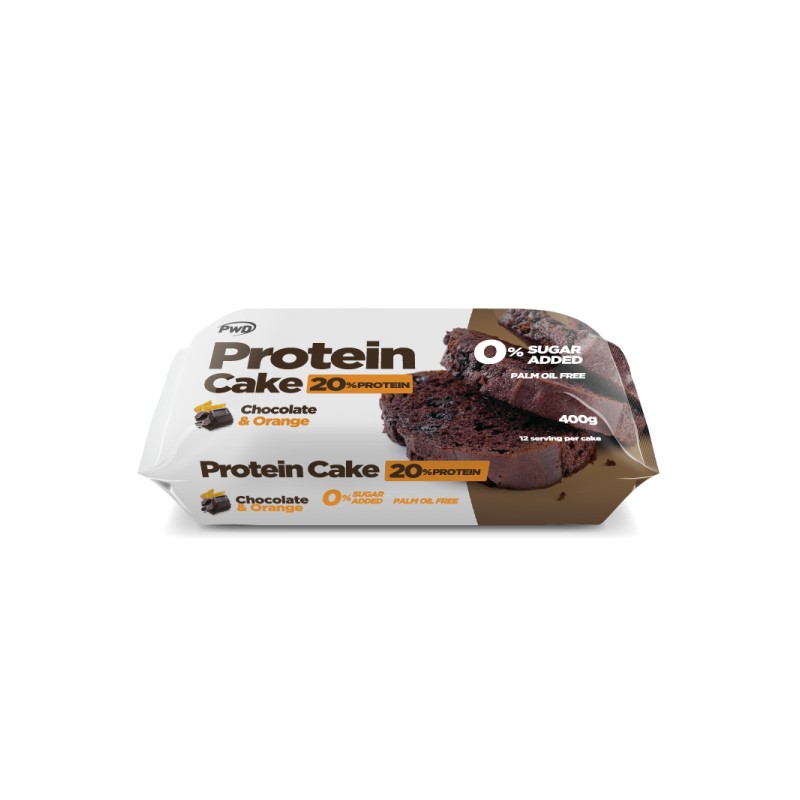 PROTEIN CAKE 400GR. (12 REBANADAS) CHOCOLATE CON NARANJA