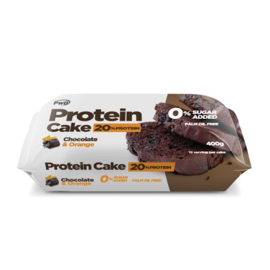 PROTEIN CAKE 400GR. (12 REBANADAS) CHOCOLATE CON NARANJA