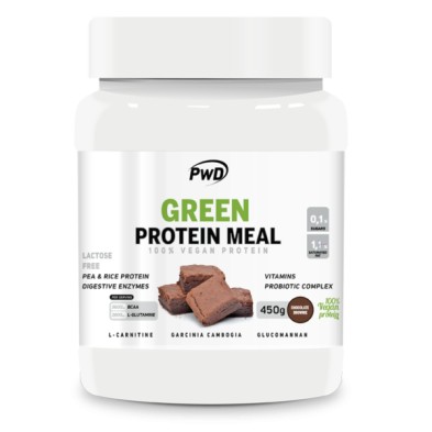 GREEN PROTEIN MEAL 450gr. CHOCOLATE BROWNIE PWD