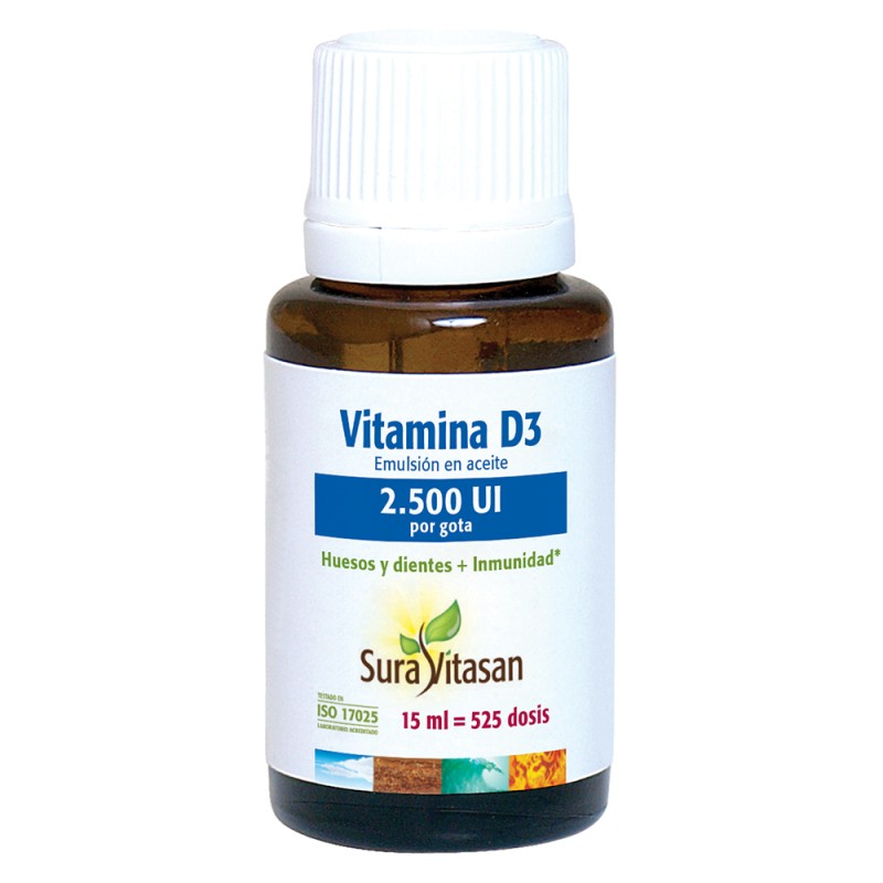 VITAMINA D3 2500 ui 15 ml. SURAVITASAN