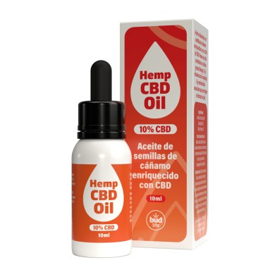 ACEITE CAÑAMO CBD 10 % - 10 ml. BUD LIFE