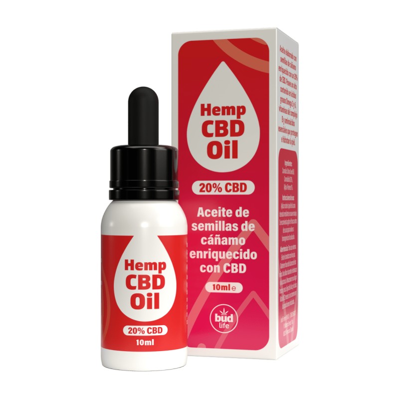 ACEITE CAÑAMO CBD 20 % - 10 ml. BUD LIFE