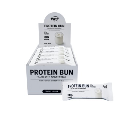 PROTEIN BUN 15 x 60g. YOGURT CREAM PWD NUTRITION