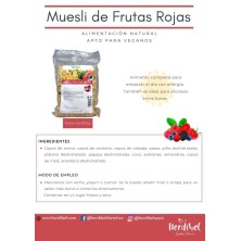 MUESLI FRUTAS ROJAS Bolsa 800 gr. HERDIBEL