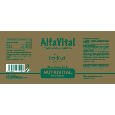 ALFAVITAL 1200mg. 120 comp. HERDIBEL