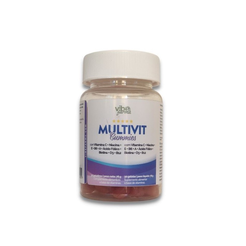 MULTIVIT GUMMIES 30 gominolas VIBEFARMA