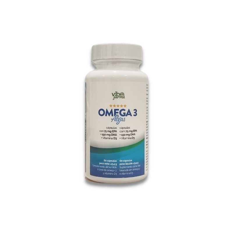 OMEGA 3 ALGAS 500 mg. 60 caps. VIBEFARMA