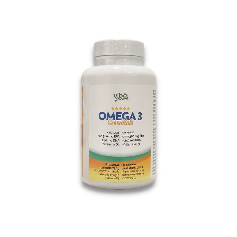 OMEGA 3 ESSENTIALS 1000 mg. 60 caps. VIBEFARMA