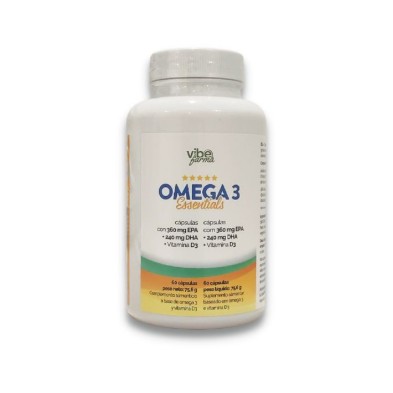 OMEGA 3 ESSENTIALS 1000 mg. 60 caps. VIBEFARMA