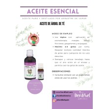 ACEITE DE ARBOL DE TE (solo uso externo) 10 ml. HERDIBEL