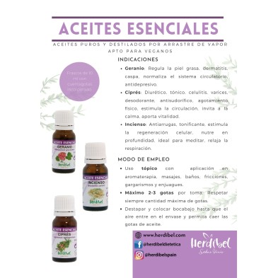 ACEITE ESENCIAL CIPRES 10 ml. HERDIBEL