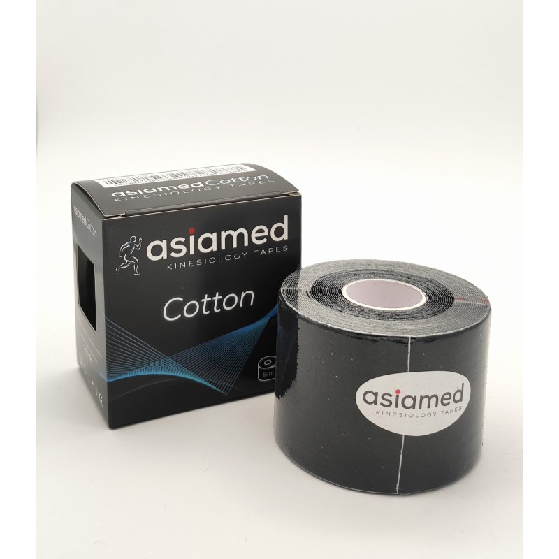 KINESIOLOGY TAPE NEGRO 5 m x 5 cm ASIAMED