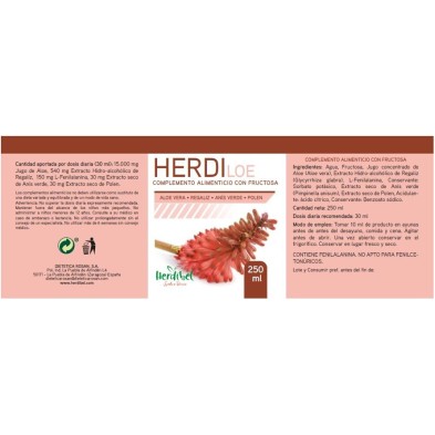 HERDILOE Botella 250 ml. HERDIBEL