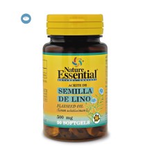 ACEITE DE SEMILLA DE LINO 500 mg. 50 perl. NATURE ESSENTIAL