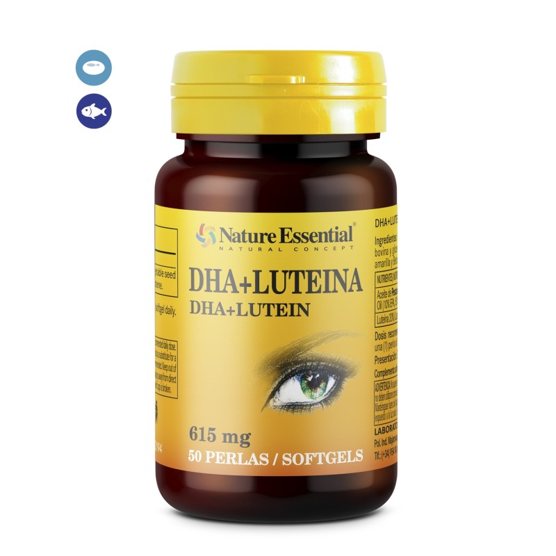 DHA + LUTEINA 615 mg. 50 perl. NATURE ESSENTIAL