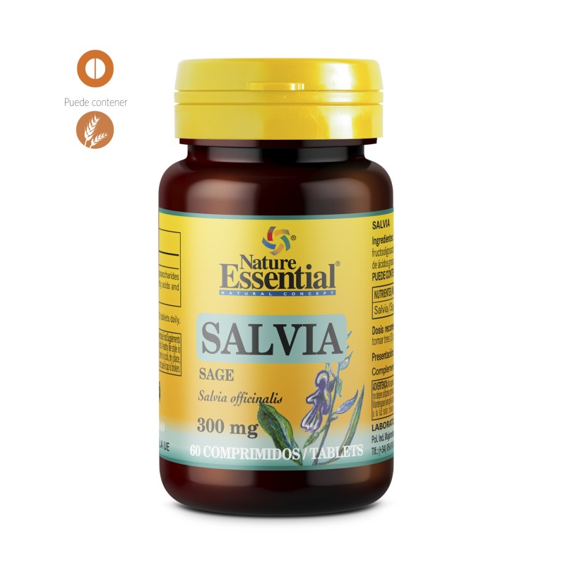 SALVIA 500 mg. 60 tab. NATURE ESSENTIAL