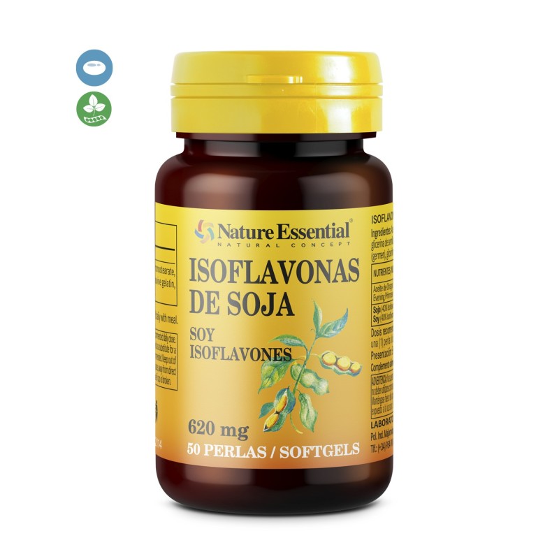 ISOFLAVONAS DE SOJA 620 mg. 50 perl. NATURE ESSENTIAL