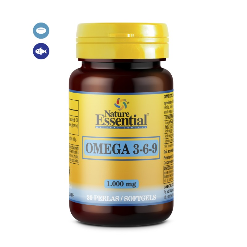OMEGA 3-6-9 1000 mg. 30 perl. NATURE ESSENTIAL