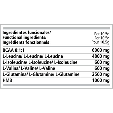 BCAA MATRIX POWER 525GR. NARANJA