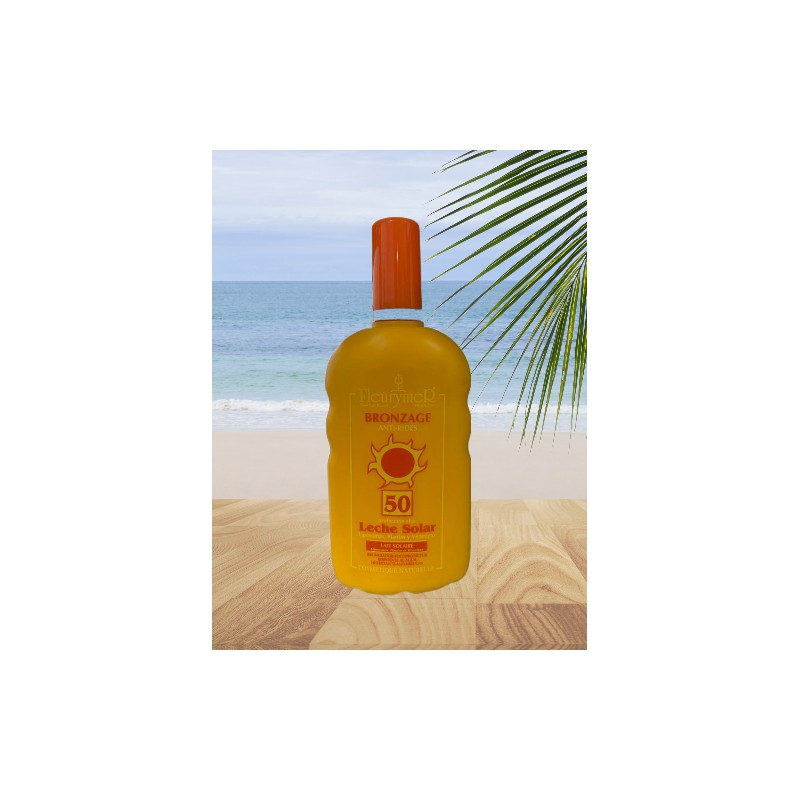 LECHE SOLAR SPF50 CON DOSIFICADOR 250ml FLEURYMER