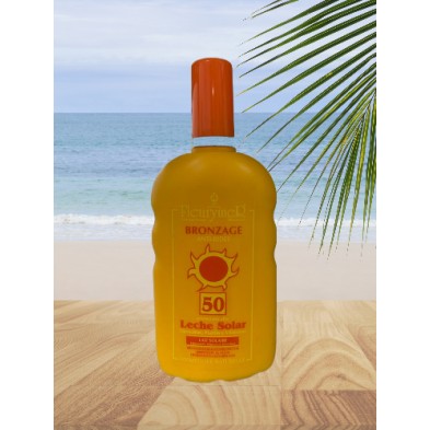 LECHE SOLAR SPF50 CON DOSIFICADOR 250ml FLEURYMER