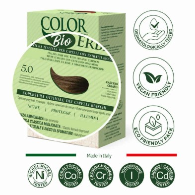 TINTE BIO CLASICO MEJORADO Nº 5.0  CASTAÑO CLARO NATUR ERBE